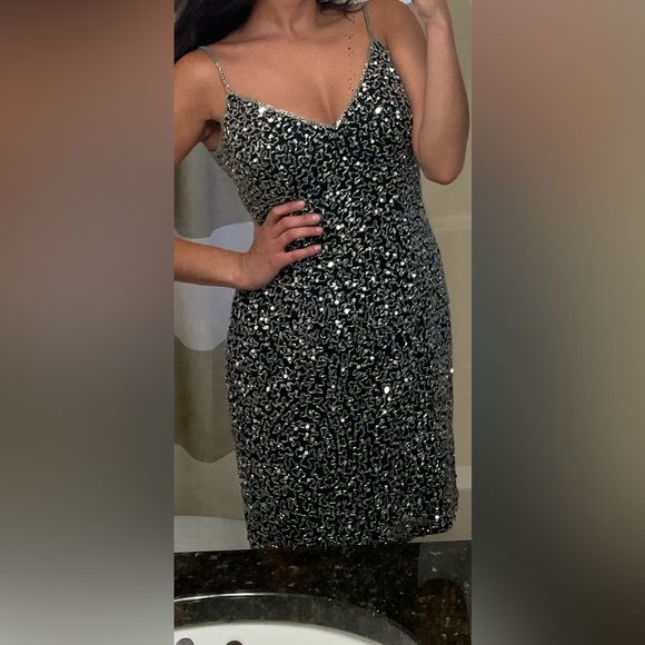 Vintage fully beaded dress, 6 - Picture 10 of 11